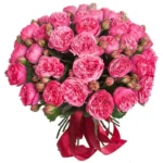 Букет из пионовидных роз «Пьедестал»